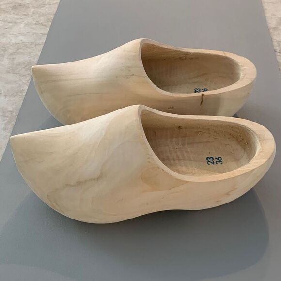 Vintage Shoes - Wooden  Dutch  Shoes